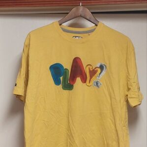 PLAY CLOTHS Yellow Graphic T-Shirt